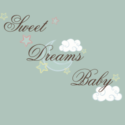 RoomMates - Wallstickers - Sweet Dreams Baby