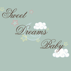 RoomMates - Wallstickers - Sweet Dreams Baby