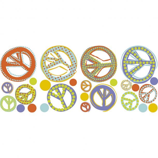 Wallstickers - Modern Peace Signs