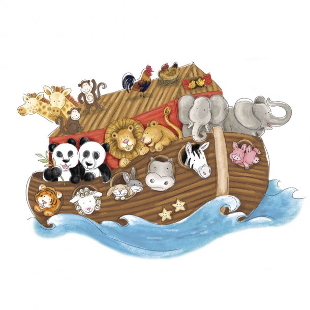 RoomMates - Wallstickers - Noahs ark