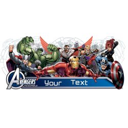 RoomMates - Wallstickers - Gigant Avengers med alfabet