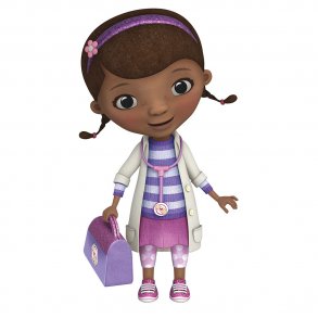 RoomMates - Wallstickers - Gigant Dr. McStuffins