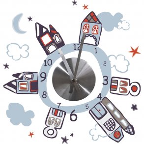 RoomMates - Wallstickers - Nattens huse ur