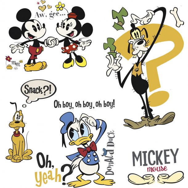 Wallstickers - Mickey Mouse Cartoons