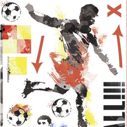 RoomMates - Wallstickers - Fodboldmester