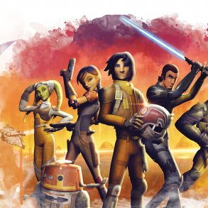 RoomMates - Wallstickers - Gigant Star Wars rebellerne i vandf