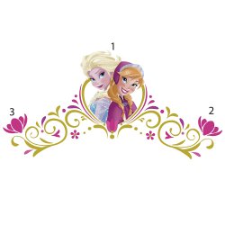 RoomMates - Wallstickers - Frost - Glitter