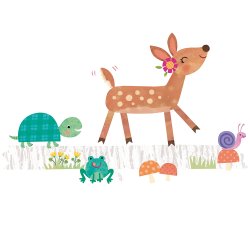 RoomMates - Wallstickers - Gigant Skovens Bambi