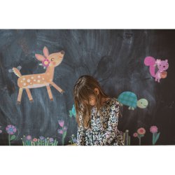 RoomMates - Wallstickers - Gigant Skovens Bambi
