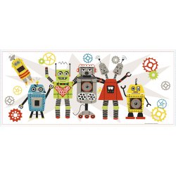 RoomMates - Wallstickers - Vinkende Robotter