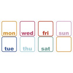 RoomMates - Wallstickers - Uge kalender - Whiteboard