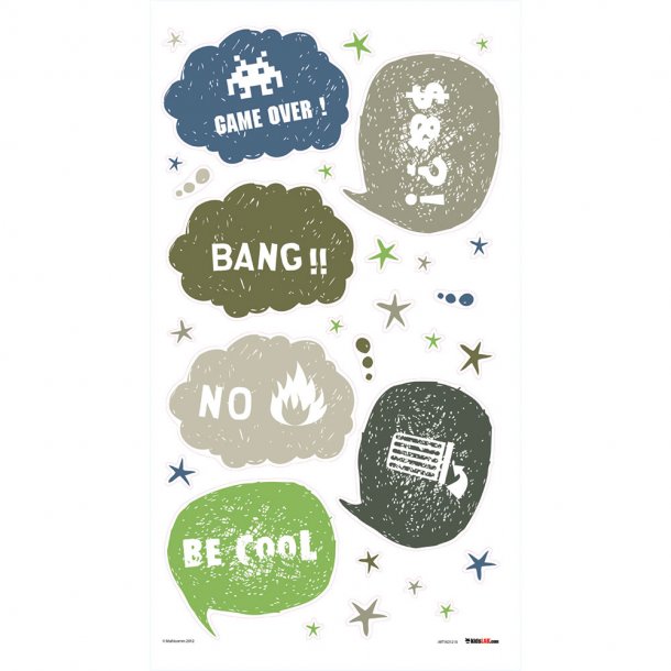 RoomMates - Wallstickers - Tankebobler