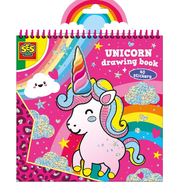 Unicorn colouring book