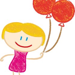 SES Creative - Kridt - 12 stk. farvede