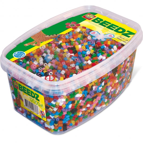 Box of beads 12000 pcs mix col