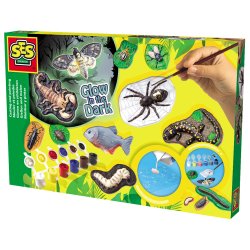SES Creative - St&#248;b &amp; mal - Insekter, lyser i m&#248;rke