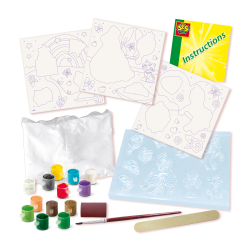 SES Creative - St&#248;b &amp; mal - Prinsesser med 3 l&#230;rreder