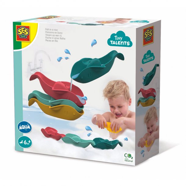 SES Creative - Badeleg - Hvaler p&#229; stribe