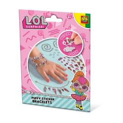 SES Creative - Lav dine egne armb&#229;nd - L.O.L. med puffy stickers
