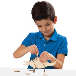 SES Creative - Byg selv dinosaur - Selvlysende - tr&#230;