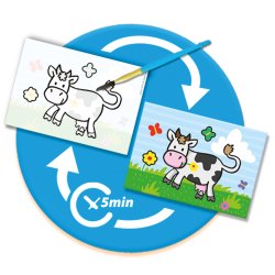 SES Creative - My first - Farv med vand - G&#229;rdens dyr