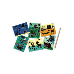 SES Creative - Ridsekort -  dyrekunst