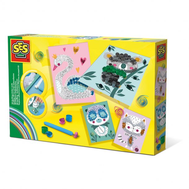 SES Creative - 3D-kort quilling