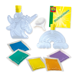 SES Creative - Sandkunst - Galaxy - Enhj&#248;rning og Regnbue