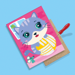 SES Creative - Broderikort - Broder med glasperler