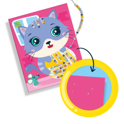 SES Creative - Broderikort - Broder med glasperler