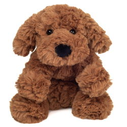 Teddy Hermann - Liggende hund 20 cm - 6 assorterede