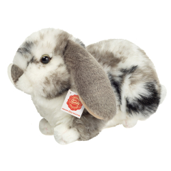 Teddy Hermann - Kanin dv&#230;rgv&#230;dder gr&#229;hvid plettet 23 cm