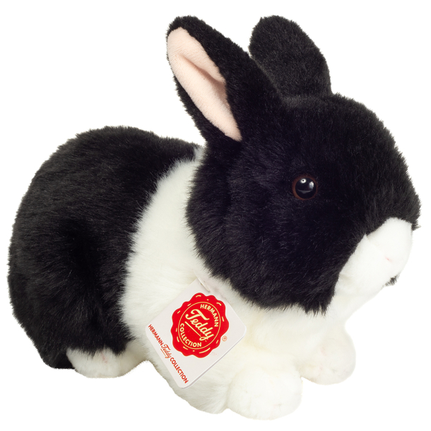 Teddy Hermann - Hare sort-hvid 23 cm